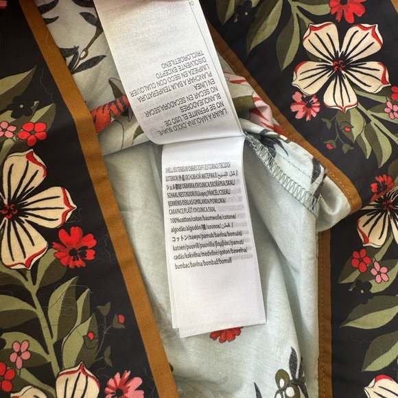 Farm Rio Blue Beauty Bouquet Mini Dress XS NWT - Picture 10 of 12